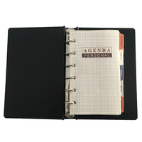 Reliure à anneaux en aluminium A4 A5 A6 A7, couverture de carnet rechargeable, pages personnalisables, logo sur mesure, usage professionnel