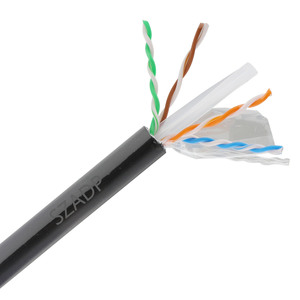 Ngoài trời cáp mạng LAN cáp 1m UTP/FTP/SFTP CAT5E Cat6 24AWG Đồng CCA hcca thông tin liên lạc dây PVC/LSZH + PE áo khoác Vượt qua thử nghiệm - Product Image 5