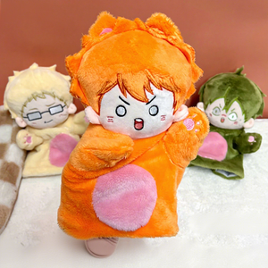 Vente flash : 8 modèles de figurines en peluche de style japonais Haikyu, poupées en peluche <span class=keywords><strong>Kageyama</strong></span> Tobio Hinata Shoyo, marionnettes à main, jouets en peluche doux - Product Image 5