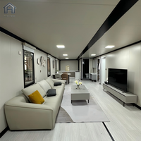 Casa Contenedor Expandible de Lujo de 40 pies, 3 Dormitorios, Moderna, Prefabricada, Modular, Plegable, Casa Pequeña, Villa Móvil para Resort
