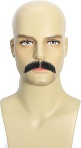 Barba e Zibetto Finti Realistici Annodati a Mano con Pizzo Invisibile, Stile Moderno per Cosplay, Halloween e Trucco Teatrale - Product Image 3