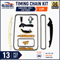 Set Rangkaian Rantai Timing Baru untuk Mesin EA888 Generasi ke-3 Daya Rendah, Baja Paduan, Kit Perbaikan 13-Piece