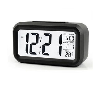 Reloj Despertador Digital LED al por Mayor con Retroiluminación, Función Snooze, Fecha, Hora, Calendario, Multifunción, Electrónico, de Escritorio - Product Image 1