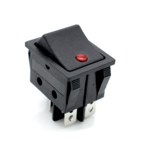 แผงสวิตช์ KCD4 T85 16A 250V AC สวิตช์โยกแบบมีไฟ 12V 20A 125V - Product Image 4