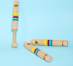Flauta de Madera Extraíble para Niños, Juguete Musical Educativo, Instrumento de Viento, Flautín de Madera, Ecológico y Hecho a Mano - Product Image 2
