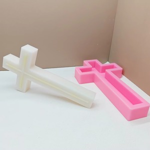 13 Inch Large Christian Cross Silicone <b>Mold</b> Heat Resistant For <b>Candle</b> Resin Soap Plaster Casting Eco Friendly DIY Home Decor Mak - Product Image 2