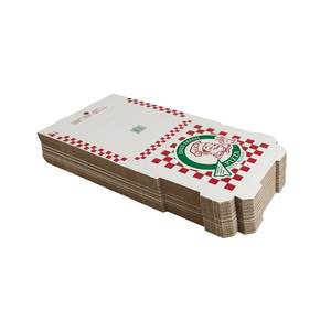 Boîte à <span class=keywords><strong>pizza</strong></span> italienne indienne personnalisable mini grande boîte en carton pliable longue boîte de stockage de nourriture personnelle de 10 pouces - Product Image 5