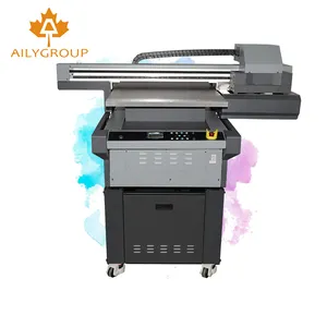 أفضل طابعة صغيرة الأشعة فوق البنفسجية 6090 مع 3 xp600 رأس الطباعة في الصين