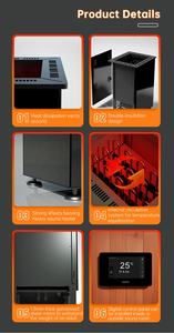 سخان الساونا الجافة من مصنع Stepon بقدرات 4.5، 6، 9، 12، 15، 18 كيلوواط، موقد ساونا بتطبيق WiFi للتحكم عن بعد، تصنيع المعدات الأصلية وتصنيع التصميم الأصلي - Product Image 5