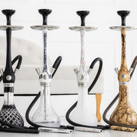 Chicha Classique en Bois Colorée de Luxe, Tendance et Portable, pour Fumer du Tabac – Vente Flash, Stock Disponible