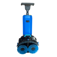 Mini autolaveuse autoportée à eau froide, garantie 2 ans, pour nettoyage de sols domestiques, électrique à poussée manuelle, certifiée CE