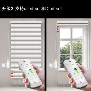 Motor para persianas enrollables inteligentes Moes Zigbee con control por aplicación, cortinas eléctricas con función de voz y temporizador - Product Image 3