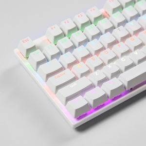 87 Key TKL Wired Mechanical Gaming <b>Keyboard</b> 75% Layout LED Backlit Ergonomic Office Game for PC Lap Compact TKL Layout 87 Key Te - Product Image 3