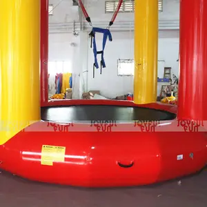 आनंददायक वाणिज्यिक उच्च गुणवत्ता खेल खेल अनुकूलित inflatable bunge कूद कूद