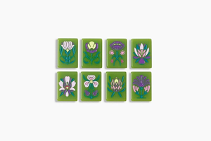 En Stock: Nuevo Juego de Mahjong de Lujo de Acrílico Grabado, Mini, Portátil, 168 Fichas, Verde Verano, Estilo Americano, para Viajes y Playa - Product Image 4