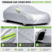 Housse de voiture automatique intelligente pliable avec télécommande, imperméable, anti-poussière, protection extérieure pour véhicule, housse de voiture automatique