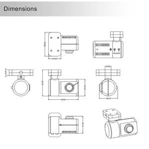 1080P AHD kính chắn gió phía trước cam cho giao thông công cộng phương tiện đi lại - Product Image 6