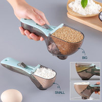 Cuillère à mesurer réglable en plastique lait en poudre café cuillère à mesurer cuisine outils de cuisson essentiels