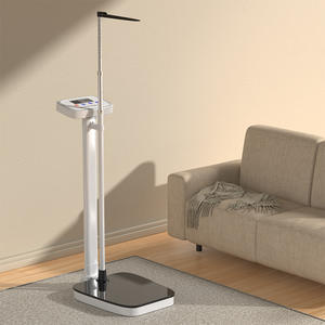 Báscula para adultos <span class=keywords><strong>con</strong></span> medición <span class=keywords><strong>de</strong></span> altura, báscula <span class=keywords><strong>de</strong></span> plataforma para medir <span class=keywords><strong>grasa</strong></span> <span class=keywords><strong>corporal</strong></span> y peso para uso doméstico - Product Image 6