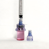 Mini-aiguille à pointe de 13 mm et 20 mm pour transfert de fluides IV avec raccord Luer Lock