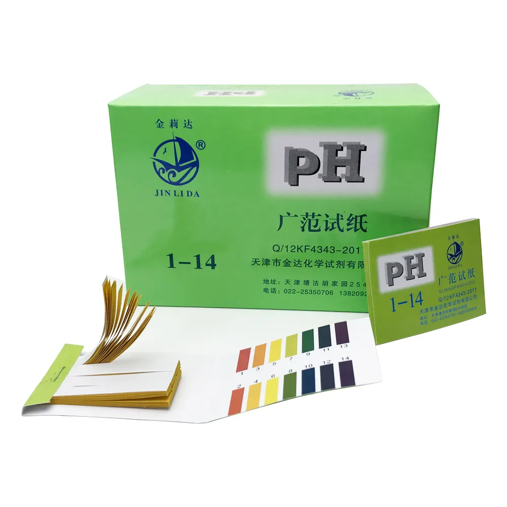 กระดาษทดสอบค่า PH 1-14ตัวบ่งชี้กระดาษทดสอบน้ำลายลิตมัสกระดาษน้ำ