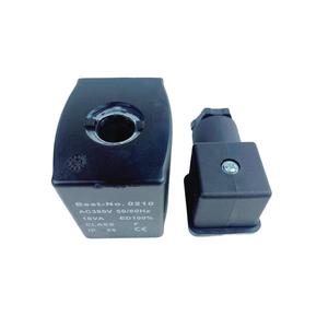 Best No 0210 Solenoid Valve Coil Ac220v 16va Ed100 Class F Pure Copper Wire <b>Refrigeration</b> Use - Product Image 1