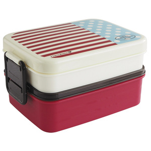 Bangduo Japanese Bento <b>Box</b> Double Layer Rectangular <b>Plastic</b> Microwave Safe For Children Students <b>Large</b> Capacity - Product Image 2