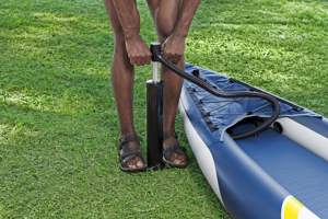 Bestway 65178 Kayak de pêche gonflable <span class=keywords><strong>Hydro</strong></span> <span class=keywords><strong>Force</strong></span> Dash Elite X1 Gonflable 1 personne TPU Kayak Set 3.35 m X 92 cm X 30 cm - Product Image 3