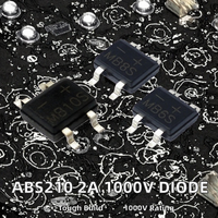 Pont redresseur à diodes ABS210 SOP-4 SMD 2A 1000V Type Zener SOP4 2A 1000V Diode Zener