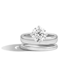 Bague unisexe en argent sterling S925 plaqué or 18 carats avec moissanite |   Prong Setting Laurel Goddess Niche Design |   Certifié GRA Luxe - Product Image 2