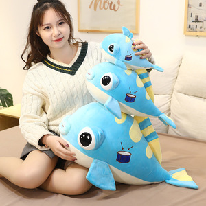 หมอนตุ๊กตา<span class=keywords><strong>ปลา</strong></span>สี<span class=keywords><strong>แดง</strong></span>ขนาดเล็กรูปสัตว์ทะเลยัดไส้ตัวตลกนุ่มนิ่มสีสันสดใสปากใหญ่การ์ตูนออกแบบได้ตามต้องการ - Product Image 4