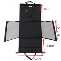 Housse de siège de voiture pour animaux de compagnie, sac de transport pour chien, chat, chiot, hamac pliable pour voiture, sac de transport pour chien imperméable, panier noir tendance
