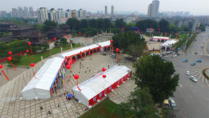 นิทรรศการกลางแจ้งรถสปอร์ตแสดงกิจกรรมดีลเลอร์อัตโนมัติผนังโปร่งใสตัวเลือกการมองเห็นสูงสุดเต็นท์หลังคาพรีเมี่ยม - Product Image 6