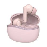Earbud Mini nirkabel, Headset Beatsss TWS Headphone In-Ear dengan olahraga nyaman lari musik