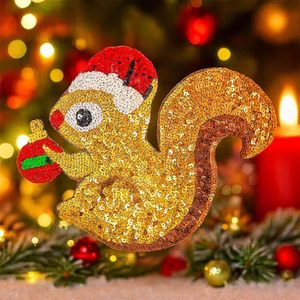 ที่รองรูปกระรอกสีทองแผ่นรูปสัตว์สำหรับเทศกาลคริสต์มาส - Product Image 3