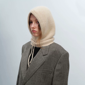Coupe-vent vert couleur laine mérinos couvre-chef Wicked bonnet à capuche unisexe chaud col roulé <span class=keywords><strong>grosse</strong></span> <span class=keywords><strong>cagoule</strong></span> tricotée - Product Image 6