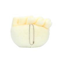 Porte-clés souple OEM ODM en forme de dumpling, rembourrage en coton PP, mini, sur commande, accessoire de sac pour boutique de cadeaux, certifié CE