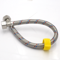 Tuyau flexible tressé en acier inoxydable DALEPU DLP9008 avec clé pour utilisation dans les salles de bain, toilettes, douches et chauffe-eau