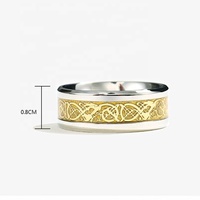 Bague ouverte Dragon pour hommes, prix Direct d'usine, rose uni, dominage