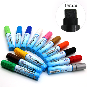 Sipa Sp107/Sp406 15Mm Jumbo Vĩnh Viễn Sơn Bút Đánh Dấu Không Thấm Nước Dày Thùng Nib Với Bàn Chải Phẳng <span class=keywords><strong>Tip</strong></span> Cho Công Nghiệp Sử Dụng - Product Image 3