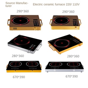 Ceramic Glass Plate Gold Melting Furnace Motor Supplier <strong>220V</strong> Electric Stove Heat Heater Induction Cooker with Oven