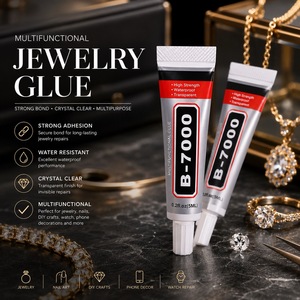 Transparent <b>Jewelry</b> <b>Glue</b> Precision Applicator Adhesive Waterproof Crystal Clear for Repair and DIY Crafts - Product Image 1