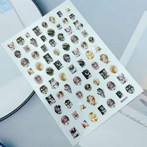 พระเยซูคริสต์ Virgin <span class=keywords><strong>Maria</strong></span> Cross สติ๊กเกอร์ติดเล็บ3D การออกแบบสติกเกอร์แบบมีกาวในตัวสำหรับผู้หญิงสาวแต่งเล็บตกแต่งเล็บอะคริลิค - Product Image 5