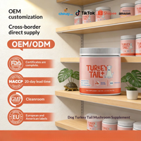 Complément Alimentaire pour Chiens Turkey Tail Plus, 100 Doses, 84,2g, Probiotiques, Santé Intestinale, Renforcement Immunitaire, Saveur Bacon, Soutien Immunitaire Quotidien Premium