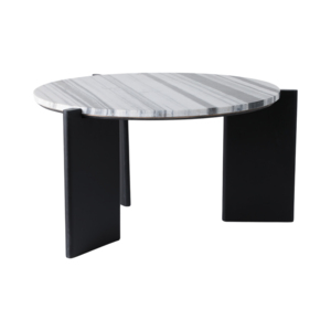 Modern <b>Round</b> Marble Coffee <b>Table</b> Elegant Accent Living Room Furniture Indoor Outdoor <b>Patio</b> - Product Image 3