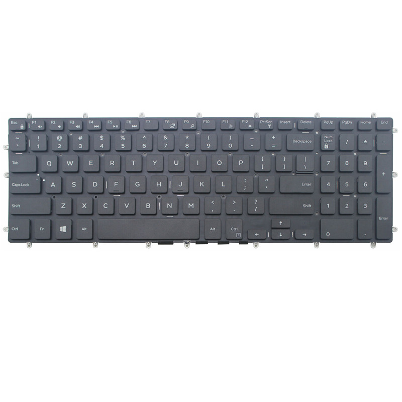 Quality top original laptop keyboard for Dell Inspiron 15 7566 5567 7567 5665 17-7000 series notebook keyboard for Dell black