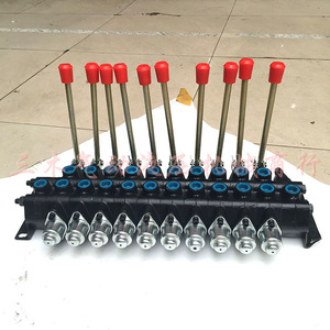 Vanne hydraulique multi-directionnelle à 10 voies, commande manuelle, pour produits pétroliers - Product Image 2