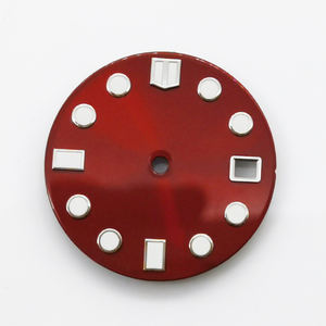 Esfera de reloj con movimiento NH35 personalizada, nuevo estilo, reloj de latón de 28,5mm, lados negros y verdes con combinación única de colores negros y verdes - Product Image 5