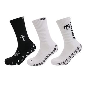 Calcetines Deportivos Personalizados de Fábrica para Hombre, Calcetines de Fútbol de Nailon y Algodón con Logotipo, Antideslizantes, de Tubo Alto, de Alta Calidad - Product Image 3