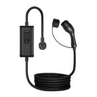 Chargeur EV Type2 Câble de charge pour véhicule électrique 7kw 3.5kw 11kw 5M Câble courant réglable 32A 16A Chargeur EV portable